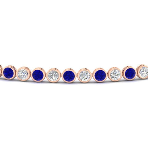 2.70 Ct. Diamond Bezel Set Tennis Bracelet
