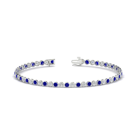 2.70 Ct. Diamond Bezel Set Tennis Bracelet