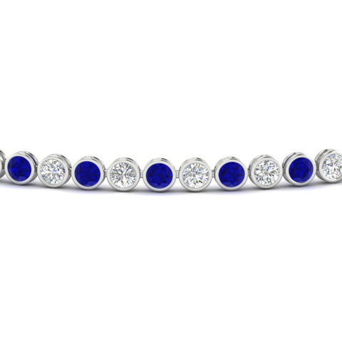 2.70 Ct. Diamond Bezel Set Tennis Bracelet
