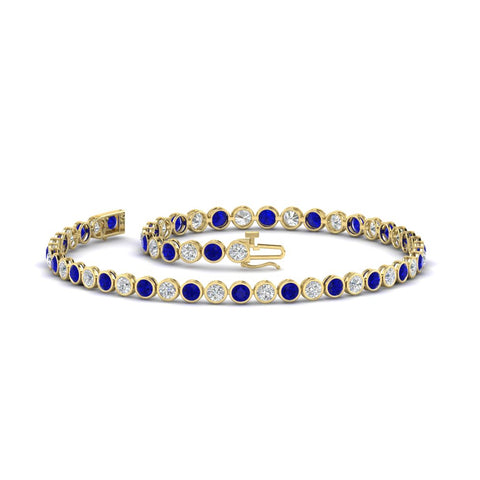2.70 Ct. Diamond Bezel Set Tennis Bracelet