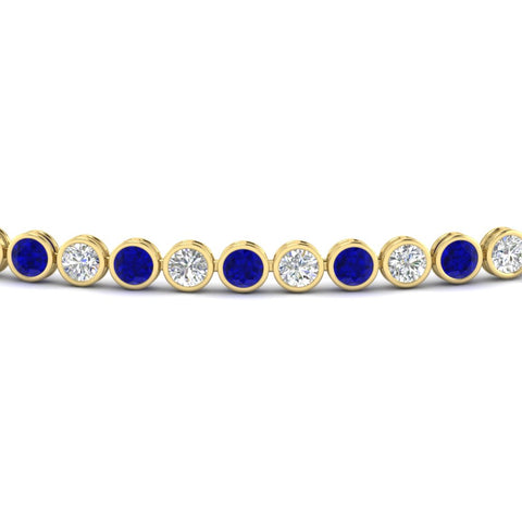 2.70 Ct. Diamond Bezel Set Tennis Bracelet