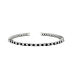 Load image into Gallery viewer, 2-Carat-Diamond-Tennis-Bracelet-With-Black-Diamond-In-White-Gold-FDBRC8635ROGBLACK-2.00-CT-NL-WG
