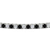 Load image into Gallery viewer, 2-Carat-Diamond-Tennis-Bracelet-With-Black-Diamond-In-White-Gold-FDBRC8635ROGBLACKANGLE5-2.00-CT-NL-WG