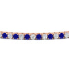 Load image into Gallery viewer, 2-Carat-Diamond-Tennis-Bracelet-With-Blue-Sapphire-In-Rose-Gold-FDBRC8635ROGSABLANGLE5-2.00-CT-NL-RG