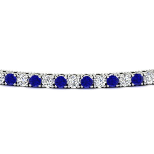 2-Carat-Diamond-Tennis-Bracelet-With-Blue-Sapphire-In-White-Gold-FDBRC8635ROGSABLANGLE5-2.00-CT-NL-WG