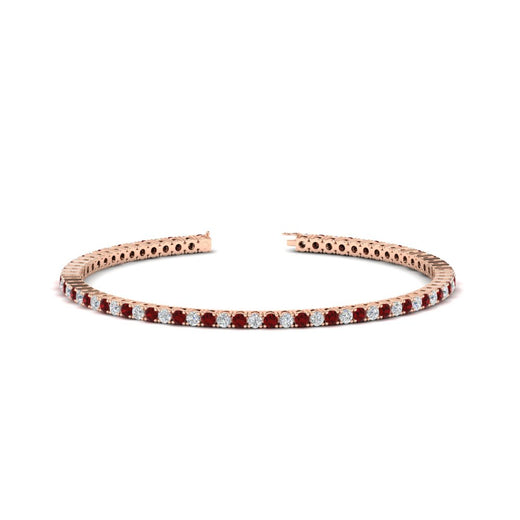 2-Carat-Diamond-Tennis-Bracelet-With-Red-Ruby-In-Rose-Gold-FDBRC8635ROGRUDR-2.00-CT-NL-RG