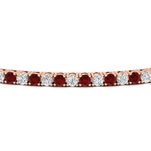 2-Carat-Diamond-Tennis-Bracelet-With-Red-Ruby-In-Rose-Gold-FDBRC8635ROGRUDRANGLE5-2.00-CT-NL-RG