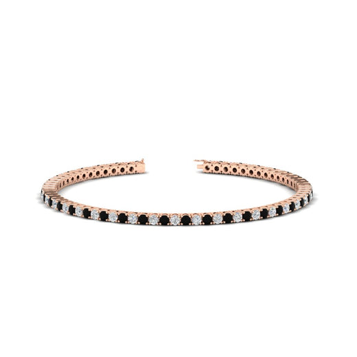 2-Carat-Diamond-Tennis-Bracelet-with-Black-Diamond-In-Rose-Gold-FDBRC8635ROGBLACK-2.00-CT-NL-RG