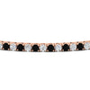 Load image into Gallery viewer, 2-Carat-Diamond-Tennis-Bracelet-with-Black-Diamond-In-Rose-Gold-FDBRC8635ROGBLACKANGLE5-2.00-CT-NL-RG