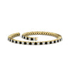 Load image into Gallery viewer, 2-Carat-Diamond-Tennis-Bracelet-with-Black-Diamond-In-Yellow-Gold-FDBRC8635ROGBLACKANGLE4-2.00-CT-NL-YG