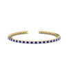 Load image into Gallery viewer, 2-Carat-Diamond-Tennis-Bracelet-with-Blue-Sapphire-In-Yellow-Gold-FDBRC8635ROGSABL-2.00-CT-NL-YG