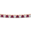 Load image into Gallery viewer, 2-Carat-Diamond-Tennis-Bracelet-with-Pink-Sapphire-In-Rose-Gold-FDBRC8635ROGSADRPIANGLE5-2.00-CT-NL-RG