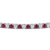 Load image into Gallery viewer, 2-Carat-Diamond-Tennis-Bracelet-with-Pink-Sapphire-In-White-Gold-FDBRC8635ROGSADRPIANGLE5-2.00-CT-NL-WG