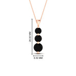 Load image into Gallery viewer, 2-carat-3-stone-classic-black-diamond-pendant-in-FDPD11293GBLACK-2.00CT-NL-RG
