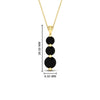 Load image into Gallery viewer, 2-carat-3-stone-classic-black-diamond-pendant-in-yellow-gold-FDPD11293GBLACKANGLE1-2.00CT-NL-YG-HW.jpg?v=1752569881