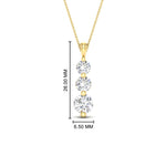 Load image into Gallery viewer, 2-carat-3-stone-classic-diamond-pendant-in-FDPD11293-2.00CT-NL-YG
