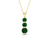 Load image into Gallery viewer, 2-carat-3-stone-classic-emerald-pendant-in-yellow-gold-FDPD11293GEMGRANGLE1-2.00CT-NL-YG.jpg?v=1752569881