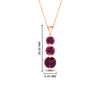 Load image into Gallery viewer, 2-carat-3-stone-classic-pink-sapphire-pendant-in-rose-gold-FDPD11293GSADRPIANGLE1-2.00CT-NL-RG-HWE.jpg?v=1752569882