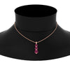 Load image into Gallery viewer, 2-carat-3-stone-classic-pink-sapphire-pendant-in-rose-gold-FDPD11293GSADRPINECK-2.00CT-NL-RG.jpg?v=1752569881