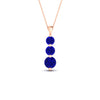 Load image into Gallery viewer, 2-carat-3-stone-classic-sapphire-pendant-in-rose-gold-FDPD11293GSABLANGLE1-2.00CT-NL-RG.jpg?v=1752569881