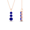 Load image into Gallery viewer, 2-carat-3-stone-classic-sapphire-pendant-in-rose-gold-FDPD11293GSABLANGLE2-2.00CT-NL-RG.jpg?v=1752569882
