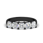 Load image into Gallery viewer, 2-carat-5-stone-asscher-cut-diamond-ring-in-black-gold-fdwb8008assleep-2.00ct-nl-bg.jpg?v=1773747536