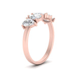 Load image into Gallery viewer, 2-carat-5-stone-wedding-band-diamond-teardrop-rose-gold-FD8294B-0.40CTANGLE3-NL-RG
