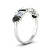 Load image into Gallery viewer, 2-carat-7-seven-stone-black-diamond-teardrop-wedding-band-in-white-gold-fdwb8008peblackangle2-2.00ct-nl-wg.jpg