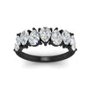 Load image into Gallery viewer, 2-carat-7-seven-stone-diamond-teardrop-wedding-band-in-black-gold-fdwb8008peangle5-2.00ct-nl-bg.jpg