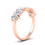 Load image into Gallery viewer, 2-carat-7-seven-stone-diamond-teardrop-wedding-band-in-rose-gold-fdwb8008peangle2-2.00ct-nl-rg.jpg