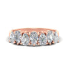Load image into Gallery viewer, 2-carat-7-seven-stone-diamond-teardrop-wedding-band-in-rose-gold-fdwb8008pesleep-2.00ct-nl-rg.jpg