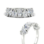 Load image into Gallery viewer, 2-carat-7-seven-stone-diamond-teardrop-wedding-band-in-white-gold-fdwb8008peangle3-2.00ct-nl-wg.jpg