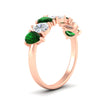 Load image into Gallery viewer, 2-carat-7-seven-stone-emerald-teardrop-wedding-band-in-rose-gold-fdwb8008pegemgrangle2-2.00ct-nl-rg.jpg