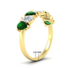 Load image into Gallery viewer, 2-carat-7-seven-stone-emerald-teardrop-wedding-band-in-yellow-gold-fdwb8008pegemgrangle2-2.00ct-nl-yg-hw.jpg