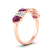 Load image into Gallery viewer, 2-carat-7-seven-stone-pink-sapphire-teardrop-wedding-band-in-rose-gold-fdwb8008pegsadrpiangle2-2.00ct-nl-rg.jpg
