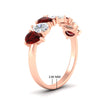 Load image into Gallery viewer, 2-carat-7-seven-stone-ruby-teardrop-wedding-band-in-rose-gold-fdwb8008pegrudrangle2-2.00ct-nl-rg-hw.jpg