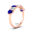 Load image into Gallery viewer, 2-carat-7-seven-stone-sapphire-teardrop-wedding-band-in-rose-gold-fdwb8008pegsablangle2-2.00ct-nl-rg-hw.jpg