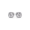 Load image into Gallery viewer, Bezel Set Cushion Diamond Stud Earrings