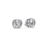 Load image into Gallery viewer, Bezel Set Cushion Diamond Stud Earrings