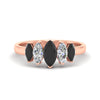 Load image into Gallery viewer, 2-carat-black-diamond-marquise-classic-wedding-band-5-stone-in-rose-gold-fdwb8008mqblacksleep-2.00ct-nl-rg.jpg