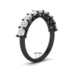 Load image into Gallery viewer, 2-carat-classic-cushion-cut-9-stone-diamond-wedding-ring-in-black-gold-fdwb8008cuangle2-2.00ct-nl-bg-hw?v=1773384936
