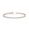 Load image into Gallery viewer, 2-carat-classic-teardrop-link-east-west-diamond-bracelet-in-rose-gold-FDBRCPE10581-2.00CT-NL-RG-hw.jpg?v=1776836465