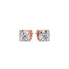 Load image into Gallery viewer, Cushion Diamond Basket Stud Earring
