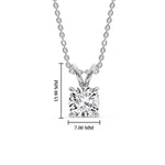 Load image into Gallery viewer, Cushion Cut Solitaire Pendant
