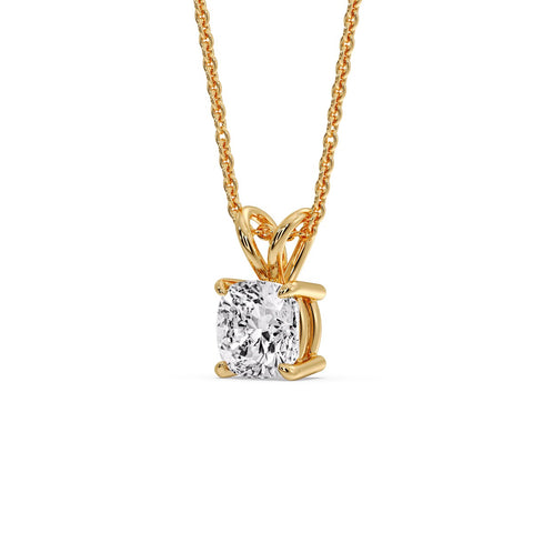 Cushion Cut Solitaire Pendant