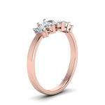 Load image into Gallery viewer, 2-carat-diamond-marquise-ring-5-stone-in-rose-gold-FD8008-2.0CTMQB-NL-RG.jpg
