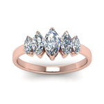 Load image into Gallery viewer, 2-carat-diamond-marquise-ring-5-stone-in-rose-gold-FD8008-2.0CTMQB-NL-RG.jpg
