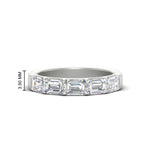 Load image into Gallery viewer, 2-carat-diamond-wedding-ring-stack-emerald-cut-in-white-gold-FD8126EMB-2.00CT-NL-WG-HW
