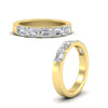 Load image into Gallery viewer, 2-carat-diamond-wedding-ring-stack-emerald-cut-in-yellow-gold-FD8126EMBANGLE3-2.00CT-NL-YG