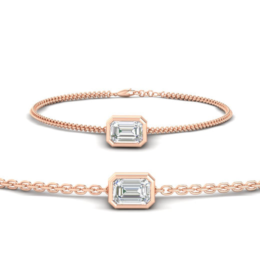 2-carat-emerald-cut-diamond-bezel-set-chain-bracelet-in-rose-gold-FDBRC11133EM-2.00CT-NL-RG